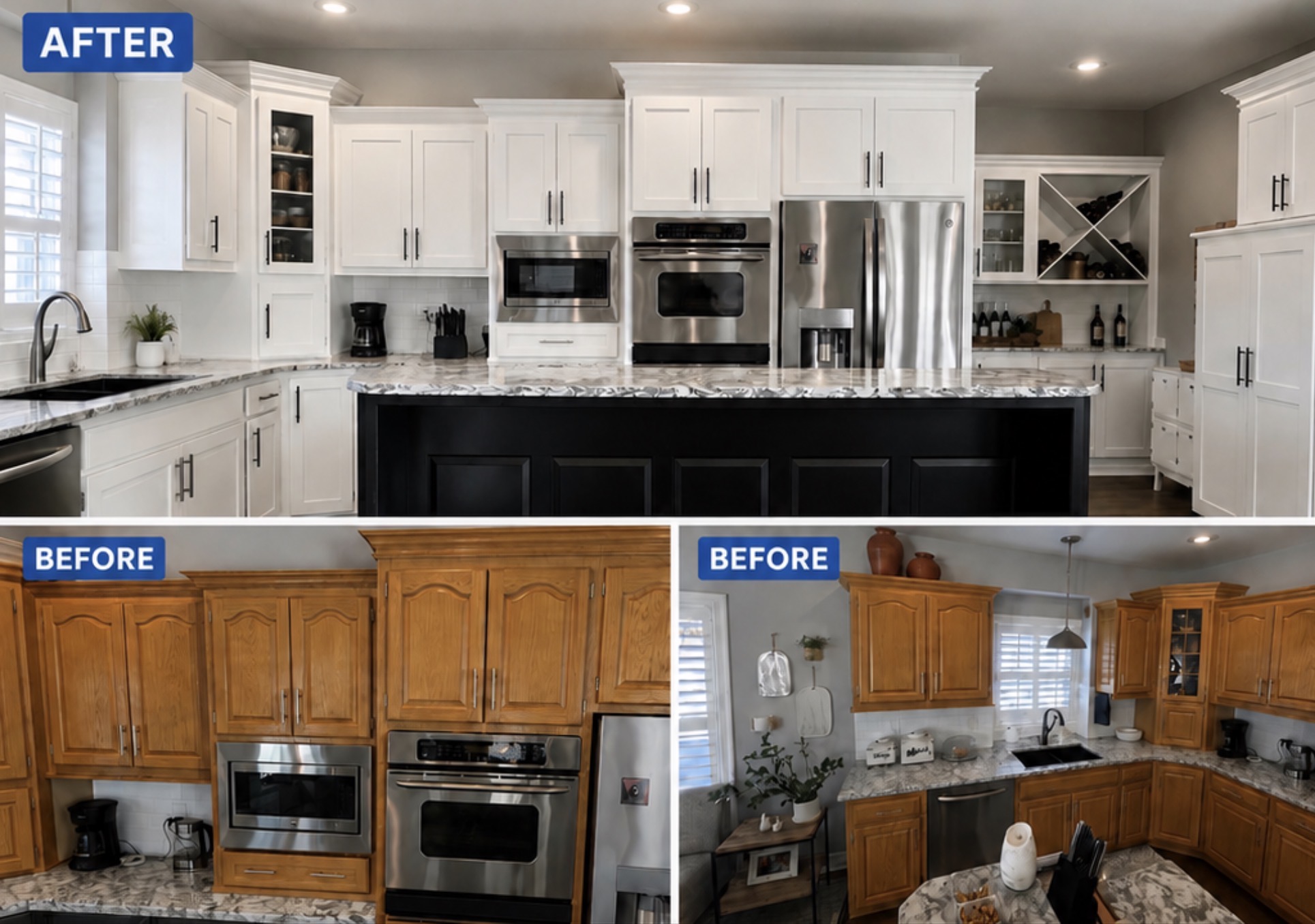 Reface Cabinets Overland Park Painting